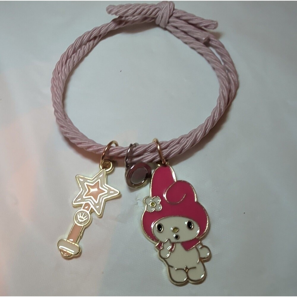 Kuromi My Melody Magnetic Friendship Bracelet Set Enamel Kawaii Y2K OS - Picture 4 of 16